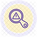Error Search Magnifier Icon