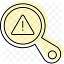 Error Search Magnifier Icon