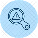 Error Search Magnifier Icon
