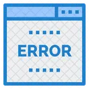 Error Del Sitio Web Error De Pagina Web Error Icono