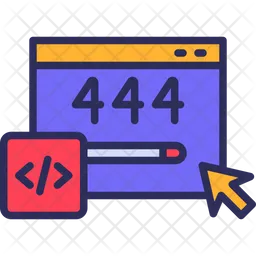 Error del sitio web  Icono
