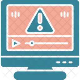 Vídeo de error  Icono