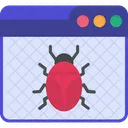 Error Web Virus Error Icono