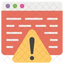 Error Web  Icono