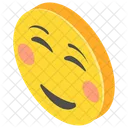 Errötender Smiley  Symbol