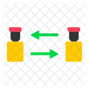 Auswechslung Fussball Symbol