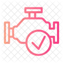 Ersatzteile Autoteile Automotor Symbol