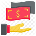 Ruckerstattung Geld Zahlung Symbol