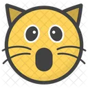 Erstaunte Katze  Symbol