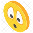 Erstaunter Smiley  Symbol