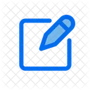 Erstellen Notieren Box Symbol