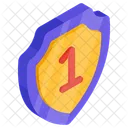 Erster Schild Schutz Sicherheit Icon