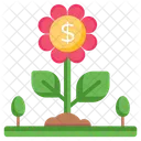 Blume Ertrag Dollar Symbol