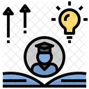 Erudit Etudiant Connaissance Icône