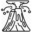 Erupcao Vulcanica Magma Lava Ícone
