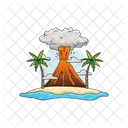 Erupcion Volcan Desastre Icon