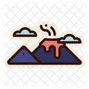 Erupting Volcano  Icon