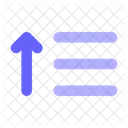 Erweitern Sortierreihenfolge Sortierung Symbol