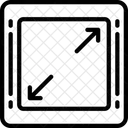 Erweitern Wachsen Symbol