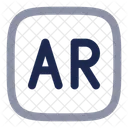 Erweiterte Realitat Virtuelle Realitat VR Symbol