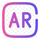 Erweiterte Realitat Virtuelle Realitat VR Symbol
