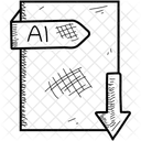 Erweiterung Ai Format Icon