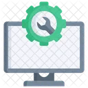 IT Support Ausrustung Monitor Symbol