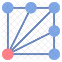 Estrela Diagrama Padrao Ícone