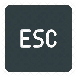 Esc key  Icon