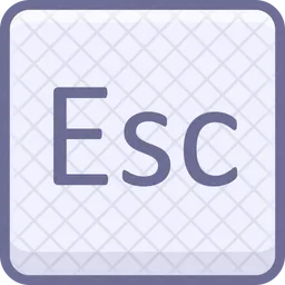 Esc Key  Icon