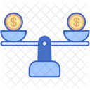 Escala de dinero  Icono