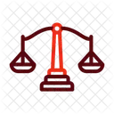 Balanza De Justicia Ley Balanza Icono