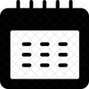 Calendario Plazo Tiempo Icono