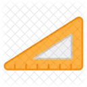 Ferramentas De Geometria Escala Triangular Ferramentas Matematicas Ícone