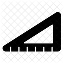 Ferramentas De Geometria Escala Triangular Ferramentas Matematicas Ícone