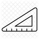 Ferramentas De Geometria Escala Triangular Ferramentas Matematicas Ícone