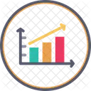 Escalating Bar Graph  Icon