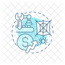 Maintenance Cost Operational Sustainability Cost Efficiency Icon