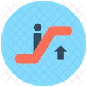 Escalator Moving Stairs Icon
