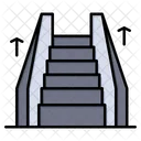 Escalator Stair Elevator Icon
