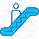 Escalator Moving Stair Icon