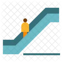 Escalator Person Icon