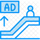 Escalator Ad Ad Advertising Icon