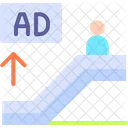 Escalator Ad  Icon