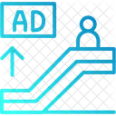 Escalator Ad Advertising Icon Icon