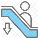 Escalator Downd  Icon
