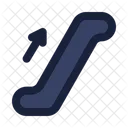 Escalator Stair Transportation Icon