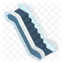 Escalator Moving Stairs Upstairs Icon