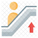 Escalator Up Ascend Stairs Icon