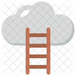 Escalera de nubes  Icono